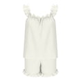 thumbnail image 7 of OSFVNOXV Pajamas for Women Plus Size Lounge Set,2-Piece Cute Silky Pajama Tank Top with Elastic Waist Shorts Soft Comfy Sleepwear,XL-5XL, 7 of 7
