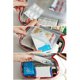 thumbnail image 2 of Botiquín de primeros auxilios Bolsa médica de supervivencia portátil de emergencia al aire libre (gris blanco), 2 of 4