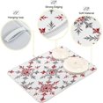 thumbnail image 4 of Christmas Dish Drying Mat for Kitchen Counter, Christmas Snowflakes White Pattern Drying Pad Absorbent Dishes Drainer Mats Trivet 18 x 24 Inch, 4 of 7