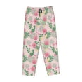 thumbnail image 4 of Goofa Tropical Pitaya Printed Soft Pajama Pants for Women, Wide Leg Comfy Casual Lounge Yoga Pants-, 4 of 9