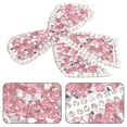 thumbnail image 4 of Rhinestone Applique Patch Decorative Sewing Bowknot Patch Bowknot Iron On Patch Clothing Decor, 4 of 8