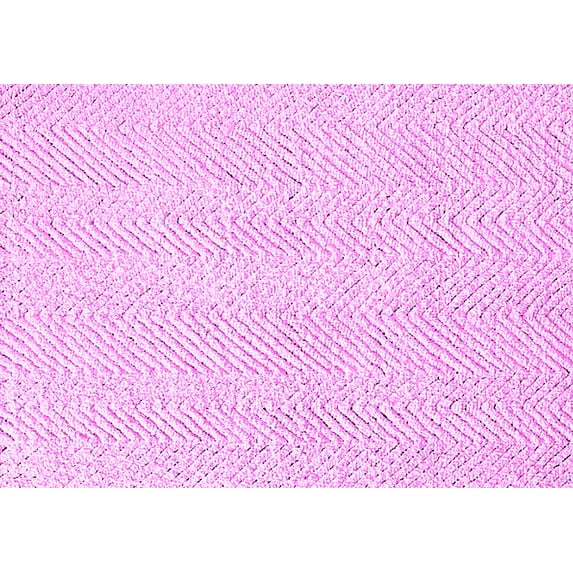 Ahgly Company Indoor Rectangle Solid Pink Modern Area Rugs, 8' x 12'