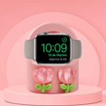 thumbnail image 1 of Zougon Lindo Soporte De Cargador De Tulipán De Dibujos Animados Apto Para Apple Watch Series 10/9/8/Se2/Se/Ultra2/Ultra/7/6/5/4/3/2/1 (49 Mm 45 Mm 44 Mm 42 Mm 41 Mm 40 Mm 38 Mm) Base De Carga De Silic, 1 of 5