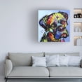 thumbnail image 2 of Trademark Fine Art Dean Russo Mastiff Warrior Canvas Wall Art - 18x18, 2 of 5