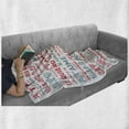 thumbnail image 6 of Love Soft Flannel Fleece Blanket, Emotional Messages in Various World Languages Love Has No Walls Culture Art Theme, Cozy Plush for Indoor and Outdoor Use, 70" x 90", White Grey Red, by Ambesonne, 6 of 6