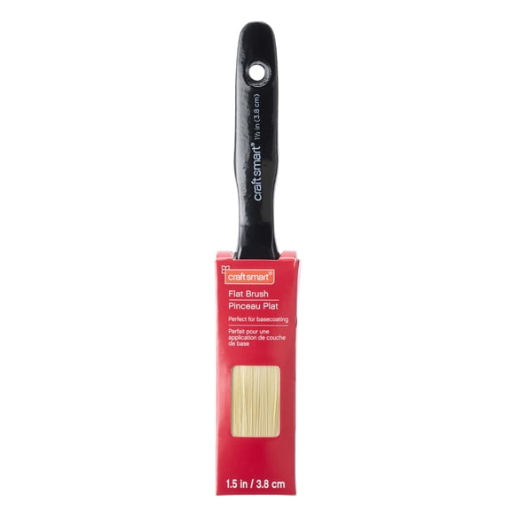 Craft Smart 1.5" Flat Brush, 12 Pack