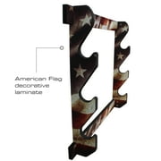 Rush Creek Creations 3 Rifle/Shotgun Wall Gun Rack, Americana Finish, Easy Assembly