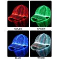 thumbnail image 4 of Gorra de béisbol LED intermitente,Gorra de béisbol luminosa Gorra fluorescente transpirable Gorra de béisbol LED Rendimiento de primer nivel, 4 of 8