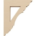 thumbnail image 3 of Ekena Millwork 3 1/2"W x 16"D x 20"H Olympic Traditional Rough Cedar Woodgrain TimberThane Bracket, Primed Tan, 3 of 6
