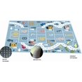 thumbnail image 3 of MENGFANMIN Hopscotch Rugs for Kids,Non Slip Blue Floor Rug Fun Educational Game for Toddlers Children,Soft Nursery Carpet for Bedroom,Preschool, 3 of 7
