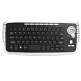 thumbnail image 2 of Graflsoa Clavier Sans Fil Compact 2.4G QWERTY avec Trackball Mouse, Récepteur USB, Plug & Play, Argent (Piles Non Incluses), 2 of 6