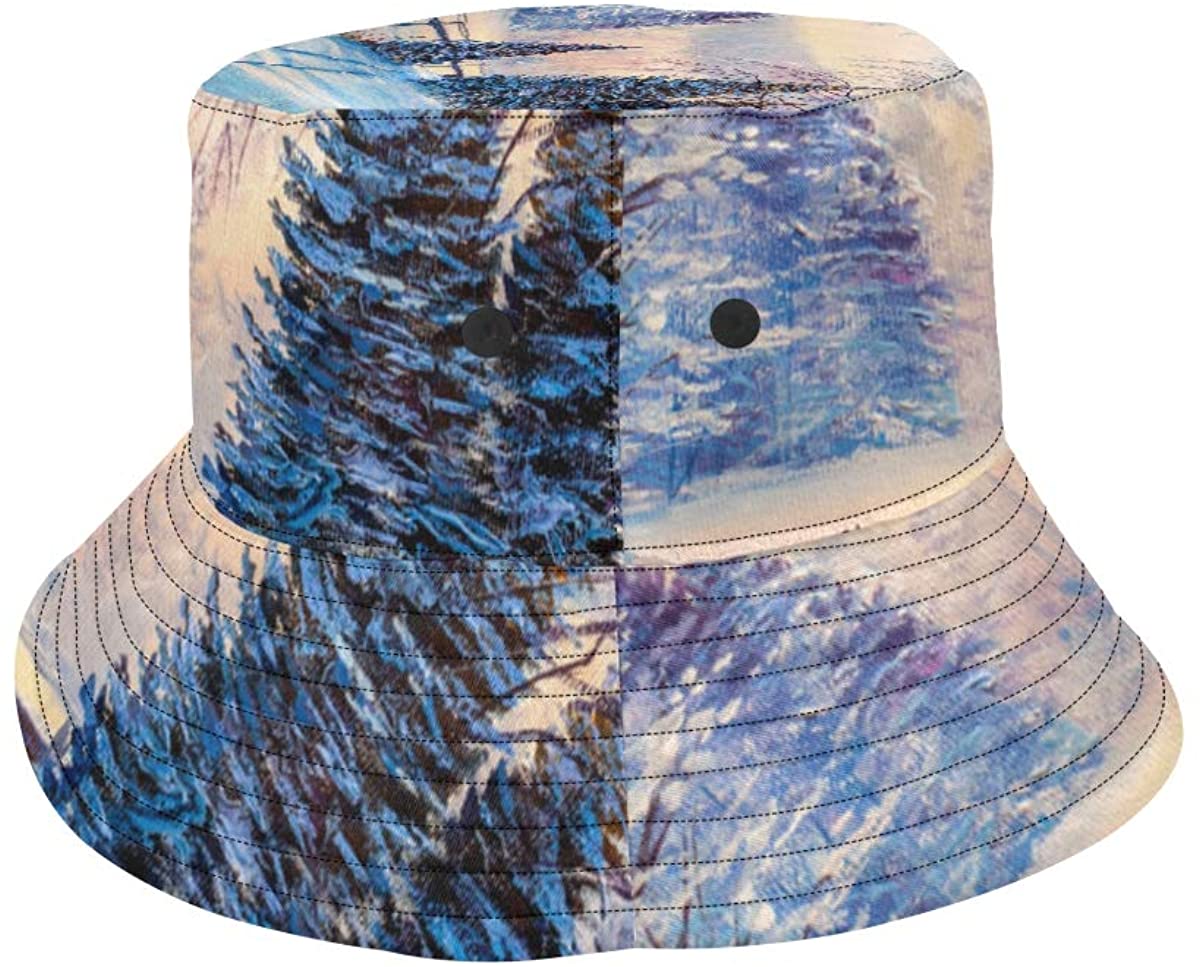 Wide Brim Sun Hat Beautiful Landscape 