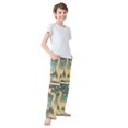 thumbnail image 3 of FORMRS Kids Pajama Pants with Pockets Size 6-8Y Boys Lounge Sleep Bottoms, Dinosaur with Stars, 3 of 8