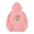 thumbnail image 5 of Ruyang Fifth Grade Hoodies Girls Boys Back to School Pullover Sweatshirts Cute Long Sleeve First Day of School Hoodie, 5 of 5