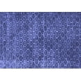 thumbnail image 1 of Ahgly Company Machine Washable Indoor Rectangle Persian Blue Bohemian Area Rugs, 8' x 12', 1 of 4