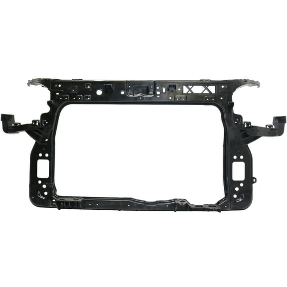 Radiator Support Compatible with KIA SOUL 2012-2013 Assembly Textured Plastic with Fiberglass and Wrap Around Steel - CAPA Certified