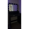 thumbnail image 2 of Hollywood - Style Vanity Desk with 11 Bulbs / Meet Makeup Needs Day and Night, 2 of 5