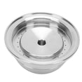 thumbnail image 1 of Dosette de Café Réutilisable en Acier Inoxydable, Capsule de Café Rechargeable avec Filtre, Brosse et Cuillère pour Machine à Café Grande Taille, 1 of 7