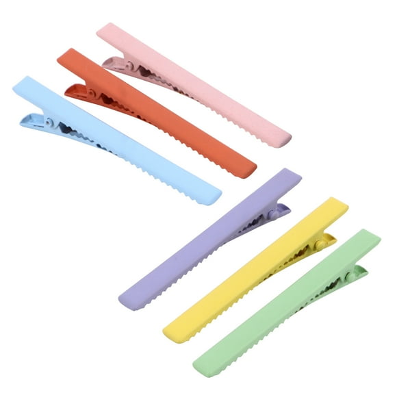 FONDOTIN 24pcs Stylish Alligator Hair Clips Chic Barrettes for Matte Finish Hair Accessories Occasion