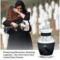 thumbnail image 4 of JAGASY Eagle Handcrafted Small Urn for Sister - Black Rock Urn for Ashes Adult Male - Keepsake Funeral Mini Urns for Brother - Tiny Cremation Urns for Siblings - (3 Inch), 4 of 7