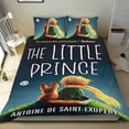 thumbnail image 1 of El Petit Prince (2) Conjunto de sábanas temático, trío de piezas, cómodo y amigable con la piel, diseño único, regalo de decoración para el hogar para familiares, amigos y fans,140X210cm, 1 of 6
