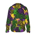 thumbnail image 3 of Sigee Mardi Gras7 Print UPF50+ Men's Sun Protection Hoodie Shirt SPF UV Shirt Long Sleeve Fishing Outdoor Lightweight, S-3XL, 3 of 9