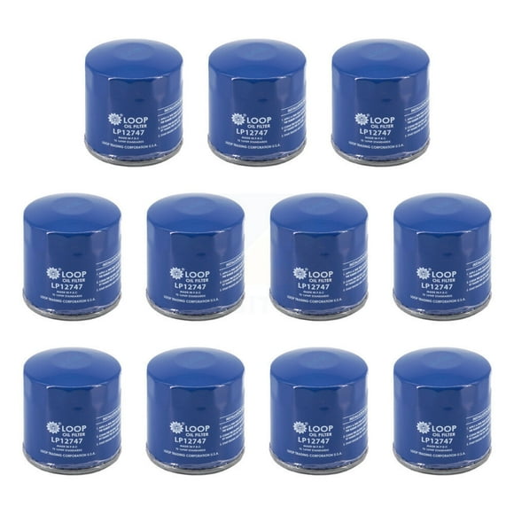 LOOP Engine Oil Filter (11 Pack) for Car GMC Chevrolet Silverado 2500 HD Sierra 3500 4500 5500 6500 KLO-100273