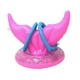 thumbnail image 2 of Juego de lanzamiento inflable flotante con anillos, cola de sirena inflable para fiesta en la piscina Rosa, 2 of 9