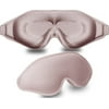 Sleep Mask, 3D Deep Contoured Eye Covers for Sleeping, 99% Block Out Light Eye Mask,Zero Pressure Cup Blindfold for Men Women, with Adjustable Strap for Sleeping, Yoga, Traveling (Pink)