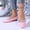 Pink, variant on 8 Hour Wear Comfortable Office Casual Dress Shoes Plus Size Pointed Toe Shallow Cut Sparkly Wide Width Spring Summer Black 9.5