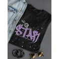thumbnail image 3 of Star Urban Style T-Shirt Women -Image by Shutterstock, Female 3X-Large, 3 of 4