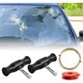 thumbnail image 5 of 5 piezas de herramientas de extracción de parabrisas, herramientas universales para parabrisas de coche, alambre de corte de vidrio para ventana de parabrisas con asas, 5 of 5