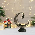 thumbnail image 5 of Darzheoy Crescent Moon Candle Holder, Metal Gold Tabletop Decoration for Living Room and Home Decor with Romantic Ambience, 5 of 6