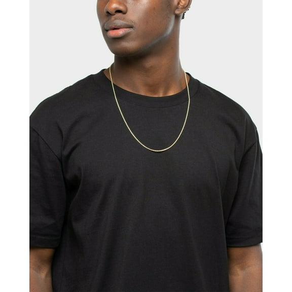 10K Solid Yellow Gold Necklace Rope Chain Men 16" 18" 20" 22" 24" 26" 28" 30''