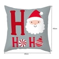 thumbnail image 4 of Funda de almohada con diseño de tema navideño, cremallera oculta, poliéster, funda de cojín para sofá, decoración del hogar, 4 of 5