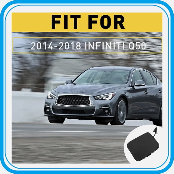 Front Bumper Tow Hook Cap Eye Cover for Infiniti Q50 2014 2015 2016 2017 2018 622A1-4GA0A