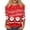 Red #28, variant on WJOSBXT Christmas Shirts For Women Crewneck 3/4 Sleeve Tops Funny Xmas Holiday Graphic Tees Lightweight Loose fit Ugly Shirt M