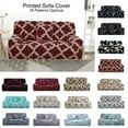 thumbnail image 1 of Dsseng Stretch Spandex Sofa Slipcover for Loveseat  Red Flower Medium, 1 of 6