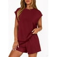 thumbnail image 4 of PRETTYGARDEN Women's 2 Piece Lounge Shorts Sets Summer Travel Outfits Casual Beach Vacation Clothes Matching Sweatsuits, 4 of 10