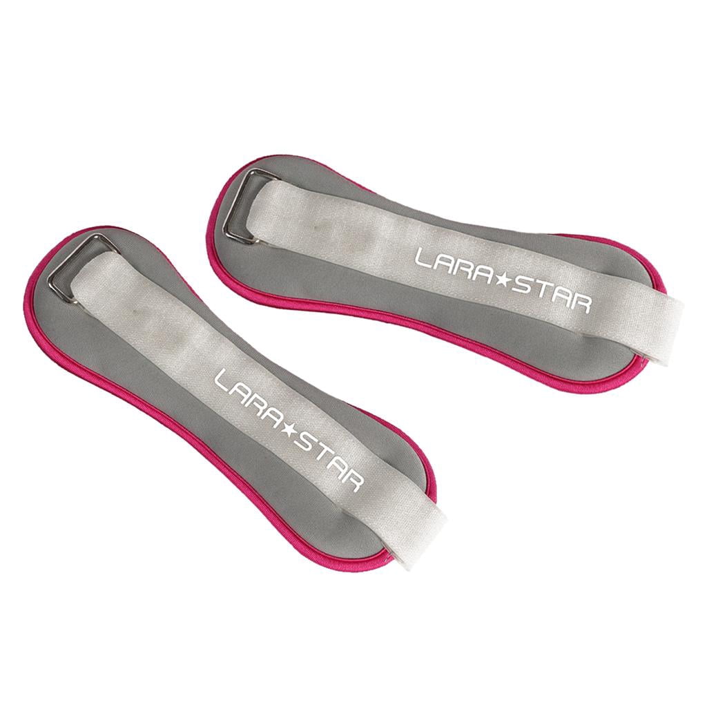 funtasica Ankle Wrist Weights Arm Leg Muscle Building Fitness Exercise for Weight Lifting - Gray