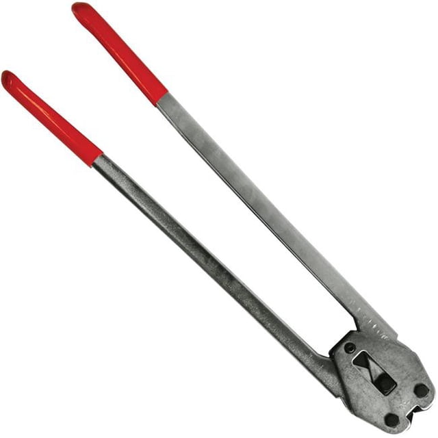 Box Partners SST11534 Scellant à Lanières en Acier Double Encoche 0.75 Po, Rouge