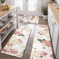 thumbnail image 2 of Pioneer Flower Floral Print Pattern Kitchen Rugs Sets Of 3,Kitchen Runner Rugs Non Skid Washable,Decorative Kitchen Floor Mats for Kitchen,Sink,Laundry,17"x30"+ 17"x47" + 17"x59", 2 of 6
