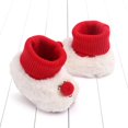 thumbnail image 5 of URMAGIC Baby Boy Girl Indoor Faux Booties Toddler Cartoon Winter Shoes Infant Fleece Slippers, 5 of 5