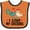 Orange and Black, variant on Inktastic Chicken Farmer I Love My Chickens Boys or Girls Baby Bib