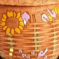 thumbnail image 3 of STPGoods Succulent Planter Wicker Fence Ceramic Planter 5.9'' (15 cm) Flower Pot Planter Kitchen Plant Pot, 3 of 7