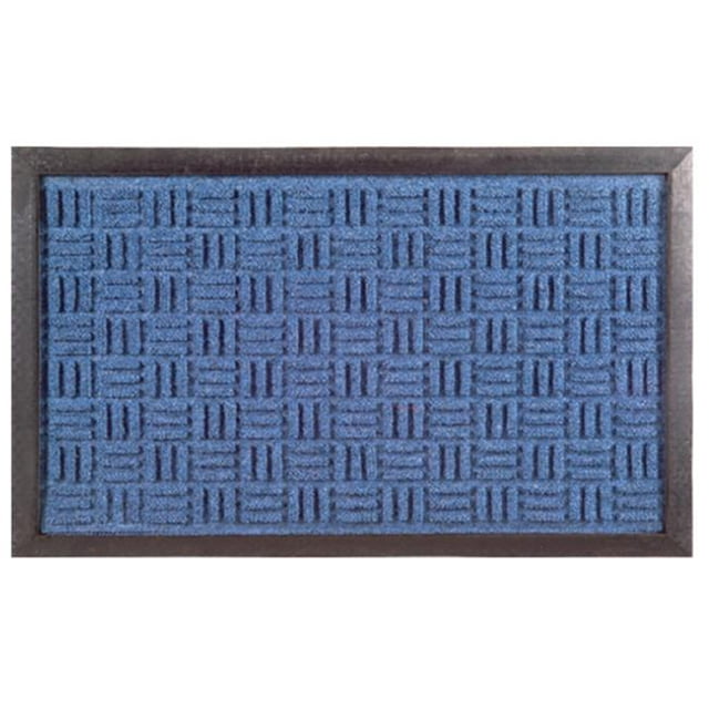 Imports Decor 860SMT Tapis en Caoutchouc Synthétique - Bleu