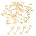 thumbnail image 2 of Colgante de llave Fernando de Metal Vintage 30 Piezas para Manualidades Oro, 2 of 8
