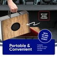 thumbnail image 3 of FLINGSPORT Portable Cornhole Board Set, Foldable Wooden Travel Size, 24"x15", 3 of 8