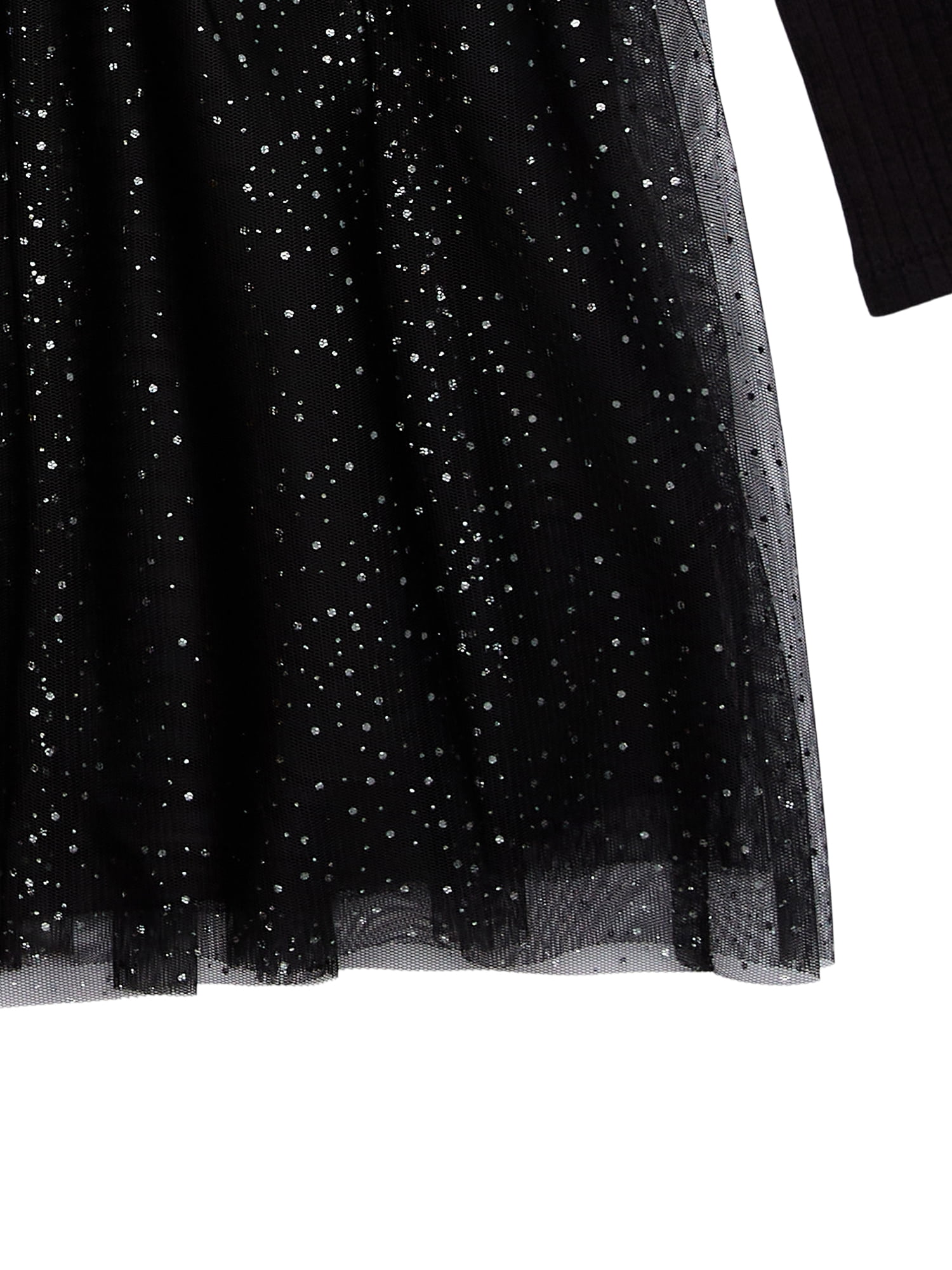 Wonder Nation Girls Long Sleeve Tutu Dress, Sizes 4-18 & Plus