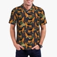thumbnail image 1 of Fotbe German Shepherd Dog Camiseta Polo de Golf para Hombre con Estampado – Camisa Deportiva Transpirable con Cuello Abotonado-X-Large, 1 of 6